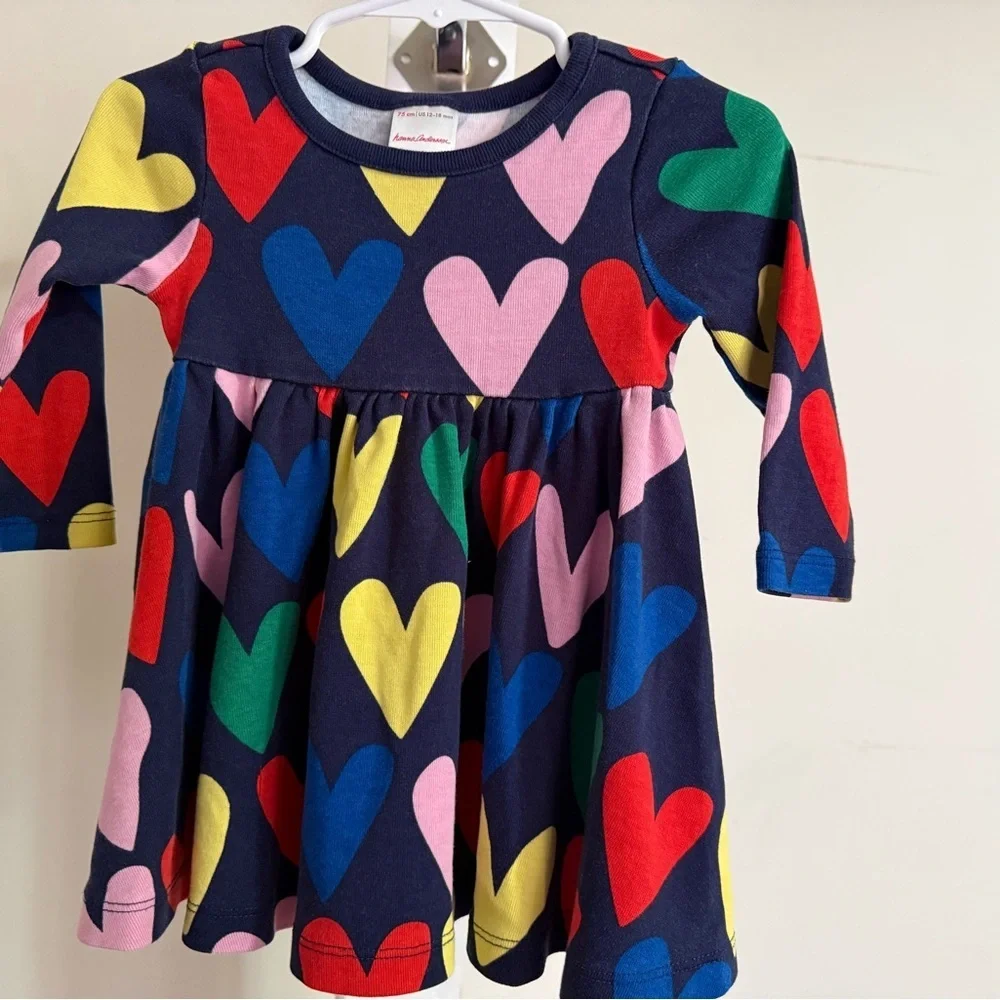 Hanna Andersson Happy Hearts Dress